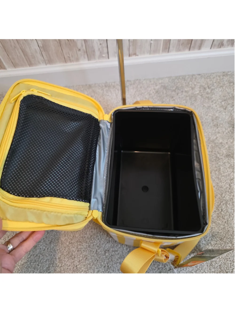 Ozark Trail Unisex 6-Can Soft-Sided Cooler Yellow White
